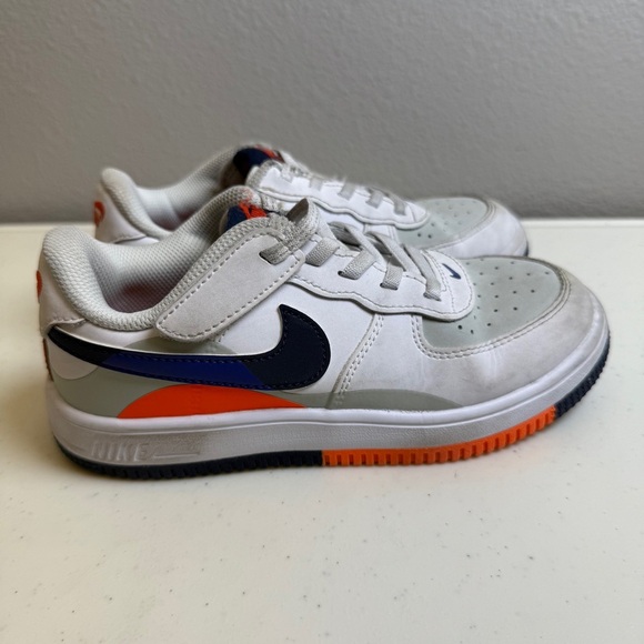Nike Force 1 Low LV8 2 Easy On Kids Shoes Size 3Y Sporty - Picture 3 of 8